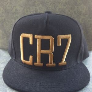 Christiano Ronaldo CR7 Black and Gold Men's Cap